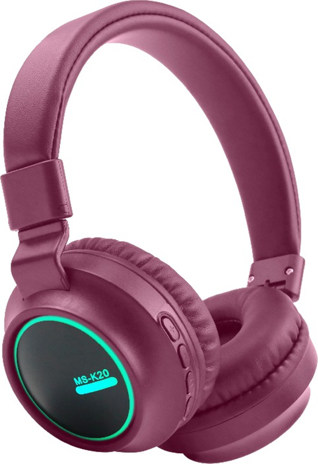 Musen Wireless Headphones on ear MS-K20, Red