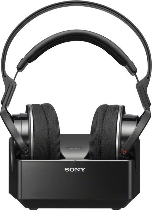 SONY Over-Ear Headphones Bluetooth + 3.5mm MDRRF855RK, Black