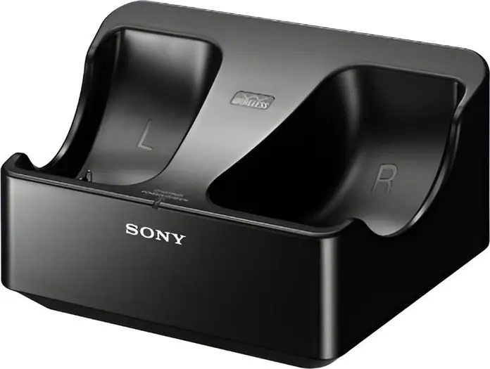 Sony MDR-RF855RK Wireless RF Over-Ear Headphones, 40mm Neodymium Drivers, 100m Range, Voice Mode, Rechargeable Ni-MH Battery, Closed Design