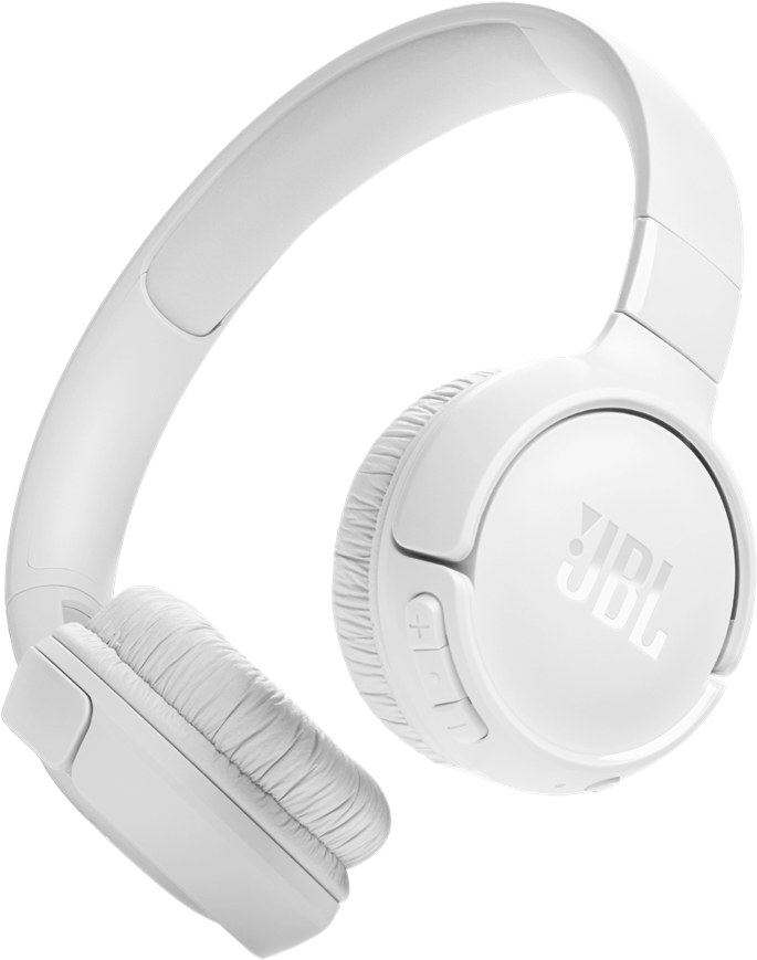 JBL On-Ear Headphones with MIC Bluetooth Tune 520BT, White