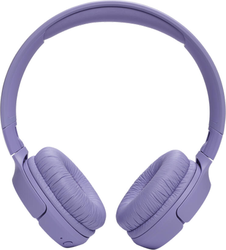 JBL Tune 520BT Wireless On-Ear Headphones, Purple, Bluetooth 5.3, Pure Bass Sound, 57h Battery Life, Multipoint Connection, Built-in Mic, USB-C Charging