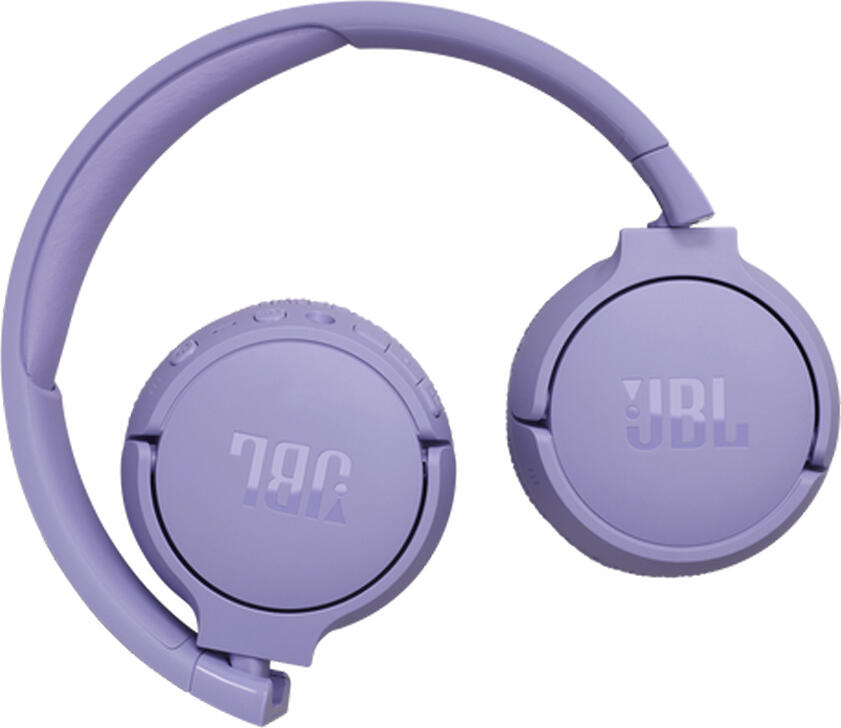 JBL Tune 670NC Wireless On-Ear Headphones - Purple, with Adaptive Noise Cancelling, Pure Bass Sound, Bluetooth 5.3, Up to 70h Battery, Multipoint Connection