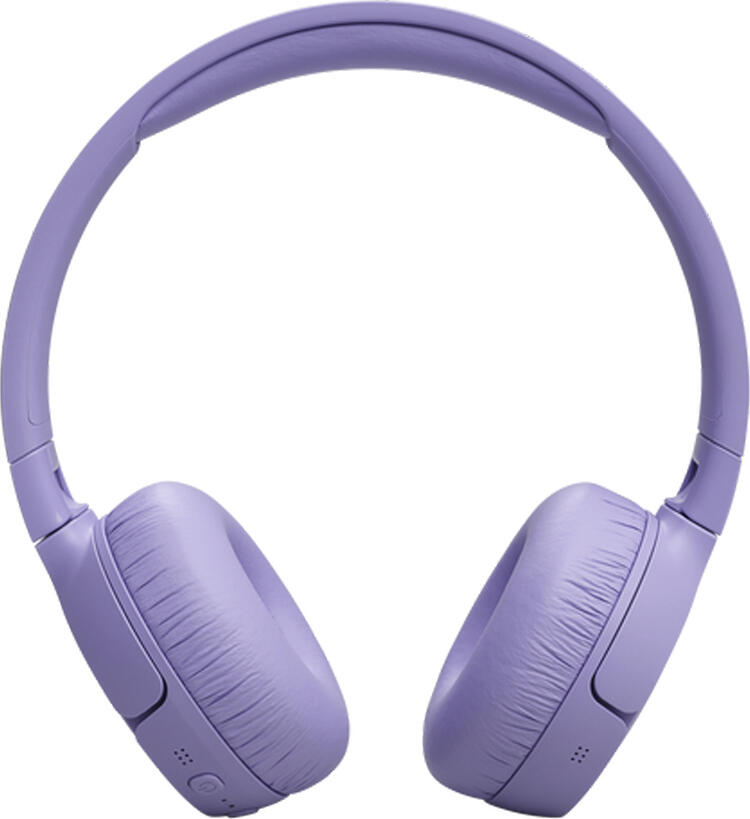 JBL Tune 670NC Wireless On-Ear Headphones - Purple, with Adaptive Noise Cancelling, Pure Bass Sound, Bluetooth 5.3, Up to 70h Battery, Multipoint Connection