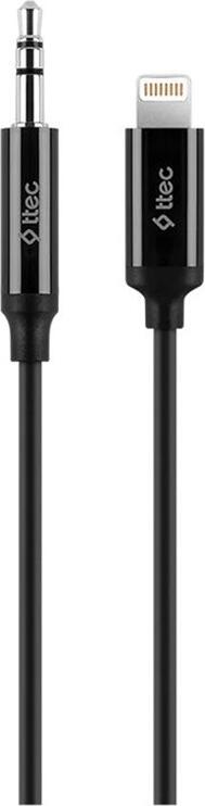 ttec Cable Audio 3.5mm to Lightning (1m), Black