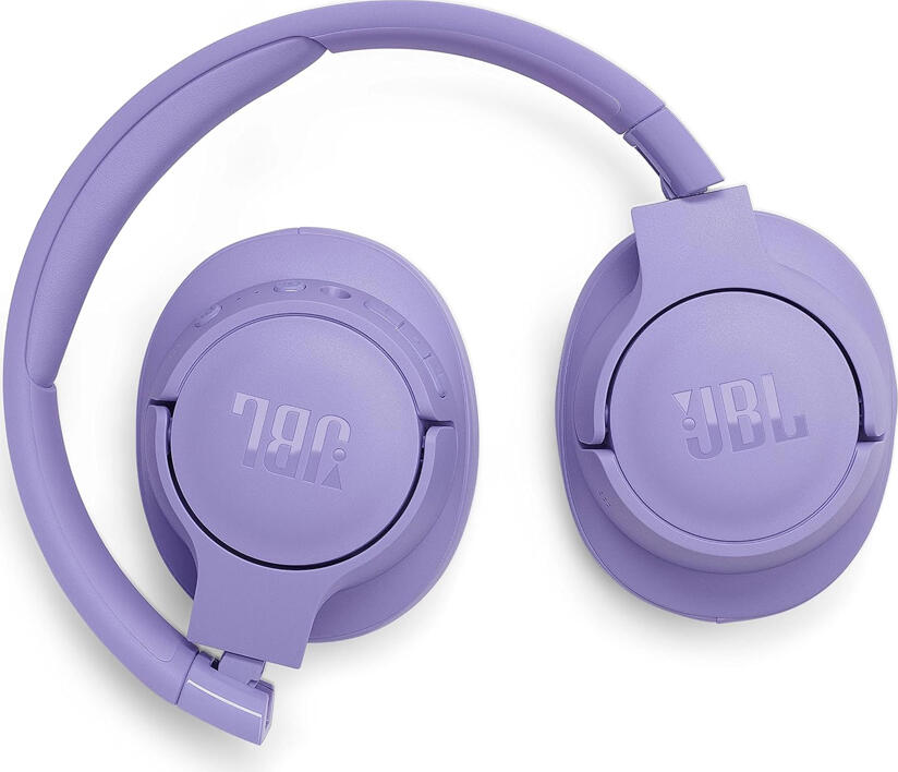 Casca Wireless Over-Ear JBL Tune 770NC - Purpuriu, cu Anulare Adaptiva a Zgomotului, Sunet Pure Bass, Bluetooth 5.3, Baterie 70h, Conectare Multi-Point