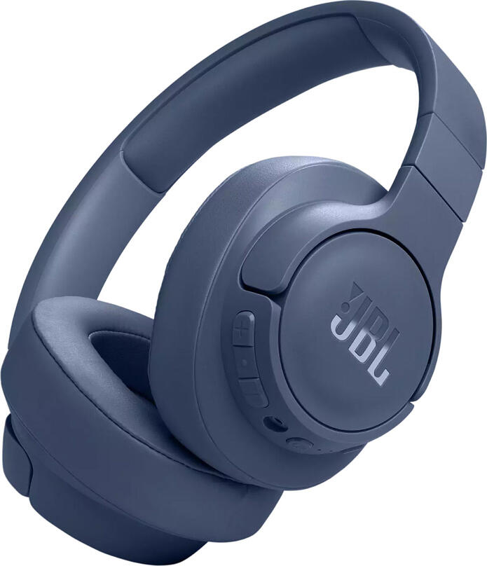 JBL Tune 770NC Wireless Over-Ear Headphones - Blue, with Adaptive Noise Cancelling, Pure Bass Sound, Bluetooth 5.3, 70h Battery Life, Multi-Point Connection