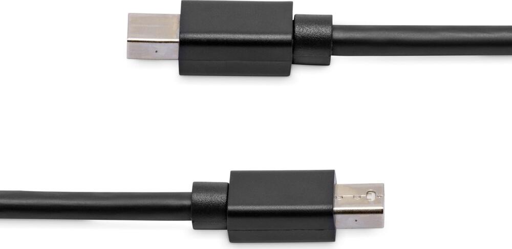 Cablexpert CCP-mDPmDP2-6 Mini DisplayPort to Mini DisplayPort Male Cable, 4K Ultra HD 3840x2160 Resolution, PVC Jacket, Black, 1.8m