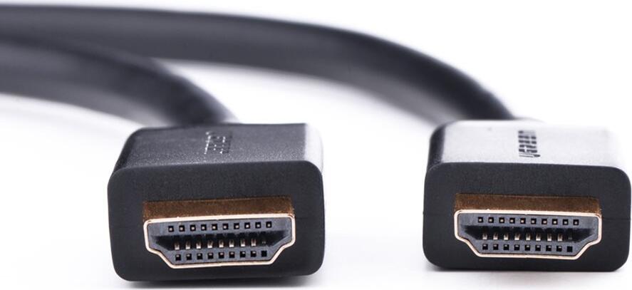 Cablu HDMI 1.4 UGREEN HD104 High Speed, 1.5m, 4K@60Hz, Conectori Plati cu Aur, Triplu Ecranat, Suport ARC, 3D, Ethernet pentru TV, Monitor, Projector, Laptop