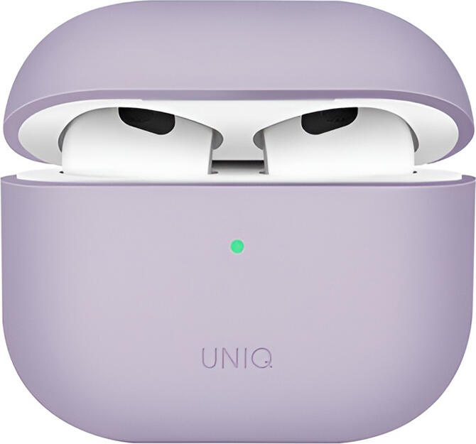 Uniq Case Silicon Lino Hybrid Lilac for AirPods 3rd Gen, Lavander