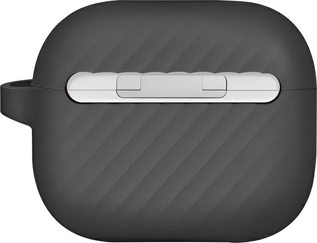 UNIQ Vencer Case for Apple AirPods 3rd Generation, Hybrid Silicore Double-Layer Soft Silicone Protective Cover with Carabiner and Anti-Loss Strap