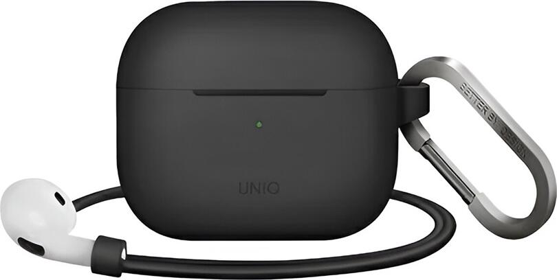 Uniq Case Silicon Charcoal  for AirPods 3rd Gen, Darck Grey