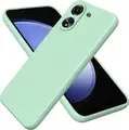 Защитный чехол для Xiaomi Redmi 13C, экран 6.74 дюйма, Зеленый, из жидкого силикона и мягкого TPU, пылезащитный и простой в очистке