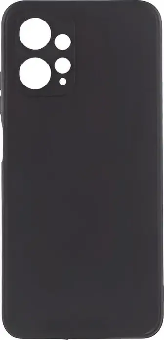 Black Helmet Liquid Silicone Case for Xiaomi Redmi Note 12 4G, Matte Soft-Touch Full Coverage Protective Cover, Anti-Fingerprint, Dustproof, Anti-Scratch