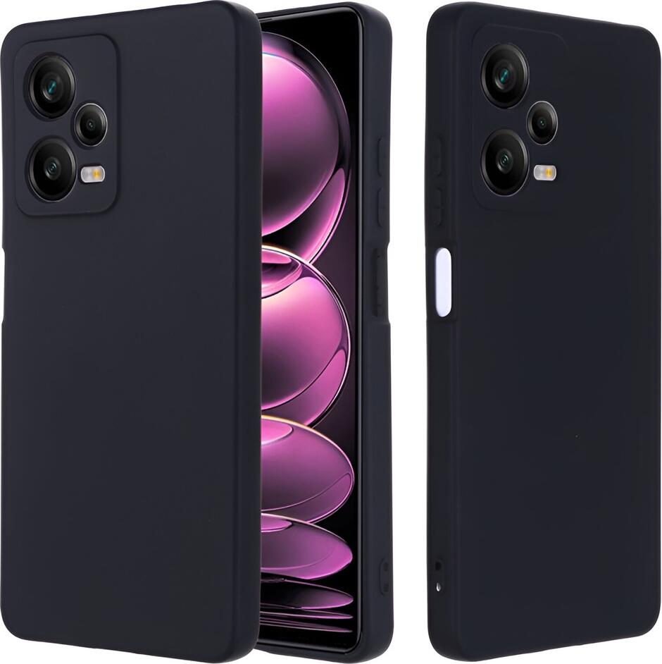 Husa Protectie Helmet Negru pentru Xiaomi Redmi Note 12 Pro 4G, 6.67 inch, Acoperire Totala Rezistenta la Socuri si Praf, TPU Soft si Silicon Lichid
