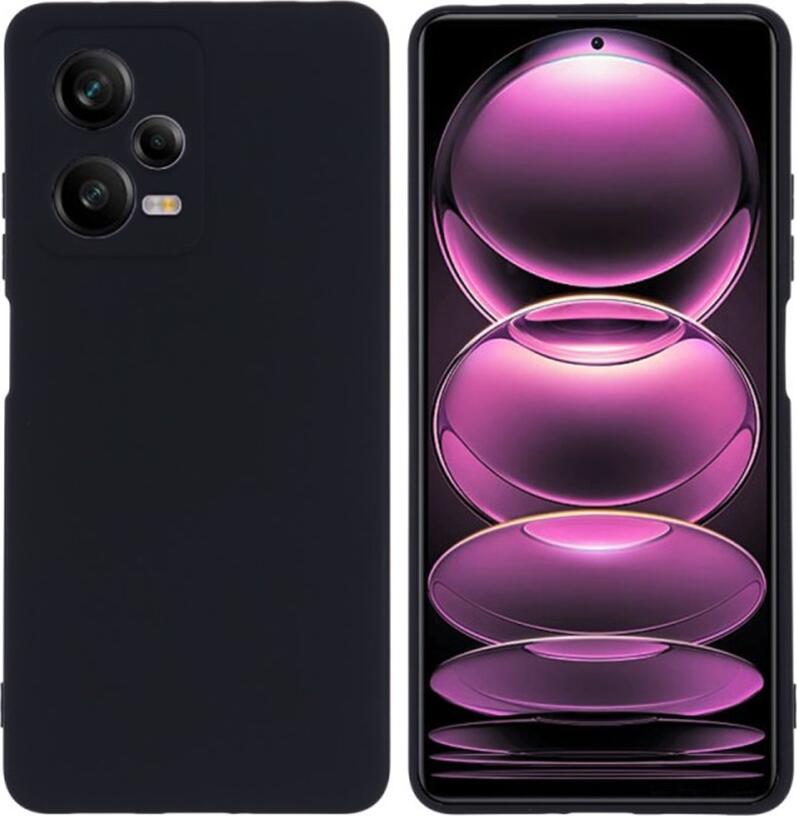 Helmet Liquid Silicone Case for Redmi Note 12 Pro 5G, Matte Shock-Resistant Slim Cover with Raised Camera and Screen Protection, Anti-Fingerprint