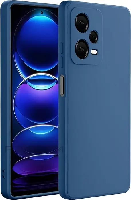 Blue Helmet Protective Case for Xiaomi Redmi Note 12 Pro 4G, 6.67 inch, Shockproof and Dust-Resistant Full Coverage Cover, TPU Soft and Liquid Silicone