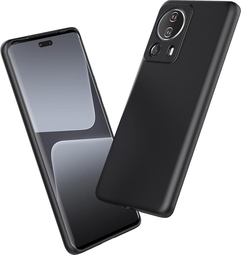 Husa Protectie Helmet Negru pentru Xiaomi 13 Lite, Material TPU Soft si Silicon Lichid, Cover Protector Rezistent