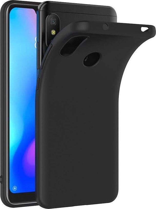 Helmet Liquid Silicone Case for Xiaomi Mi A2 Lite, 5.84" Matte Soft Touch Back Cover, Shockproof Scratch and Dust Resistant Flexible Overlay