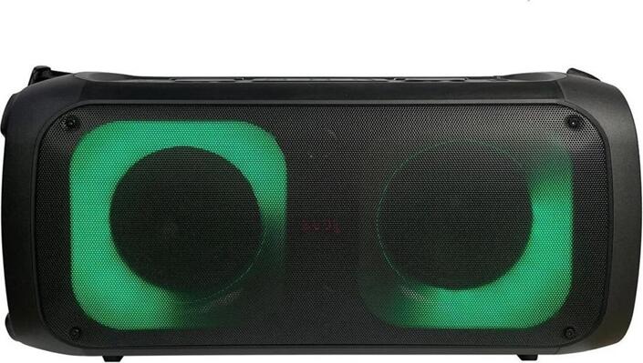 Eden ED-611 Party Speaker, 36W Power, 6.5 inch Driver, Bluetooth v5.0, RGB Lighting, FM Radio, USB, microSD, 3600 mAh Battery, Black
