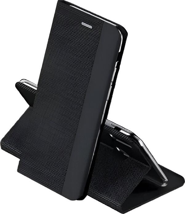 Чехол-книжка DMLink Helmet для Oppo A17, 6.56", противоударный нейлоновый корпус с функцией подставки, защита от пыли и ударов, черный