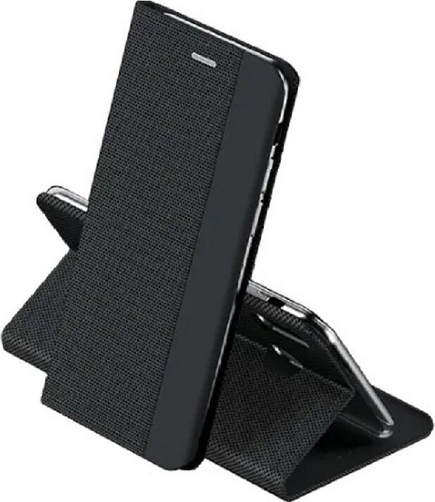 DMLink Helmet Case for Oppo A98, Water-Resistant Durable Nylon Flip Shell, Shockproof Anti-Slip Cover with Horizontal Stand, Black