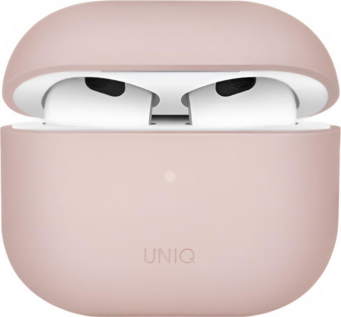 Uniq Case Silicon Lino Hybrid Blush for AirPods 3rd Gen, Pink