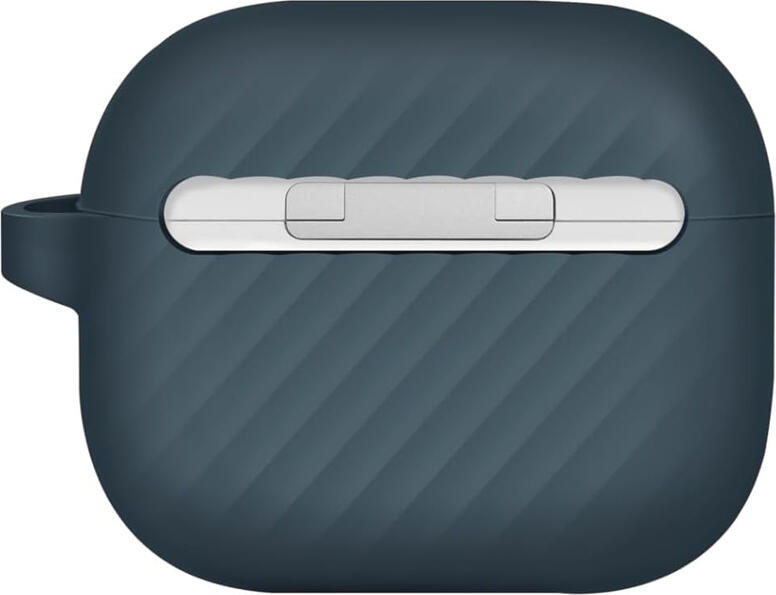 Husa de Protectie UNIQ Vencer pentru Apple AirPods (Generatia a 3-a), Design Hibrid Silicore din Silicon Moale cu Carabina, UNIQ-AIRPODS(2021)-VENBLU