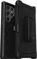 Husa OtterBox Defender Series pentru Samsung Galaxy S23 Ultra, Protectie Drop+ Multi-strat PC si TPU, capace porturi, suport holster cu clip centura