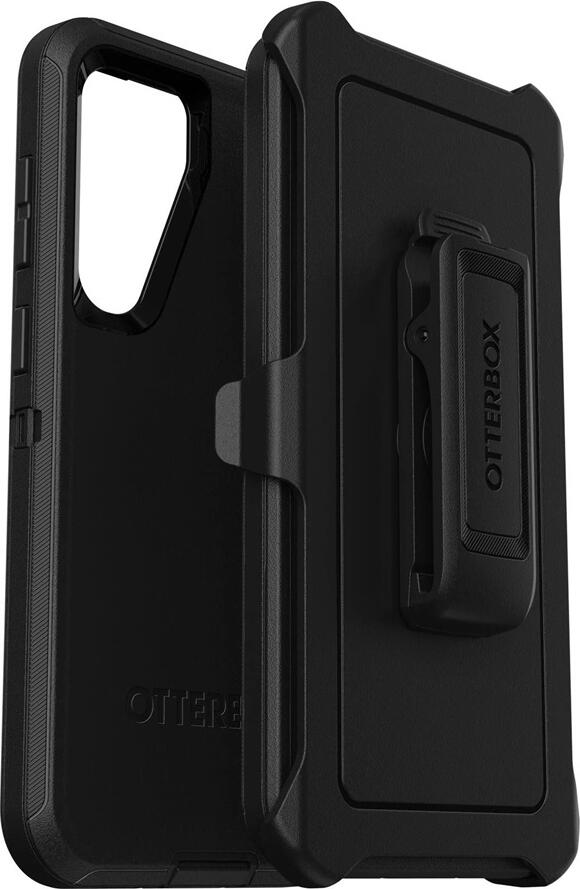 Чехол OtterBox Defender Series для Samsung Galaxy S23 Plus, многослойная защита из поликарбоната и TPE, стандарт DROP+, с кобуроном-подставкой, черный