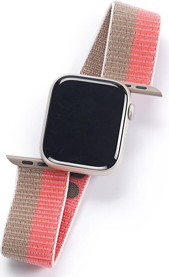 Curea DUX DUCIS Sport Version pentru Apple Watch 42mm 44mm 45mm, Brățară din Silicon TPU Perforată Respirabilă, Roz, Rezistentă la Apă și Transpirație