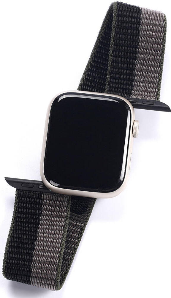 DUX DUCIS Sport Version Strap for Apple Watch 42mm 44mm 45mm, Tornado Gray Perforated Breathable TPU Silicone Band, Water and Sweat Resistant Hypoallergenic