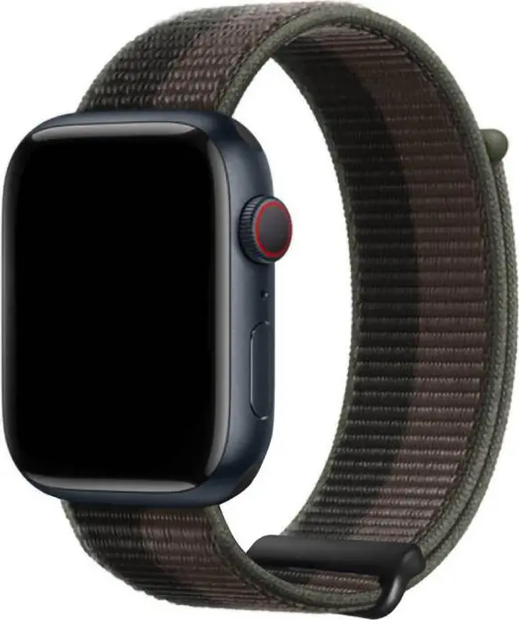 DUX DUCIS Sport Version Strap for Apple Watch 42mm 44mm 45mm, Tornado Gray Perforated Breathable TPU Silicone Band, Water and Sweat Resistant Hypoallergenic