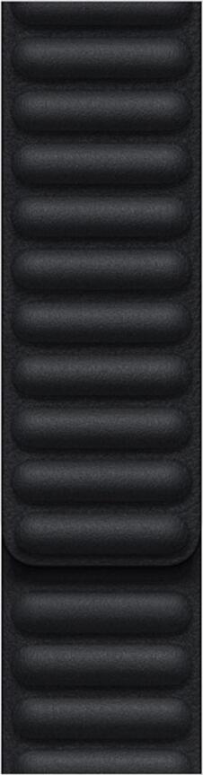 Curea AccExpert din Piele Neagra pentru Apple Watch 38mm 40mm 41mm, Design Matlasat cu Segmente, Marime M/L, Cu Catrama