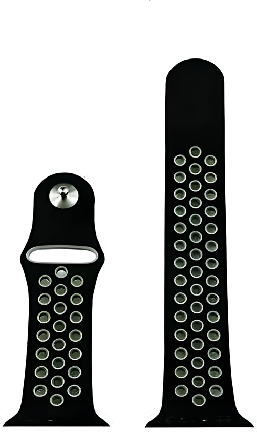 AccExpert Sport Apple Watch Strap Silica Gel 38/40/41mm M/L Gray Black
