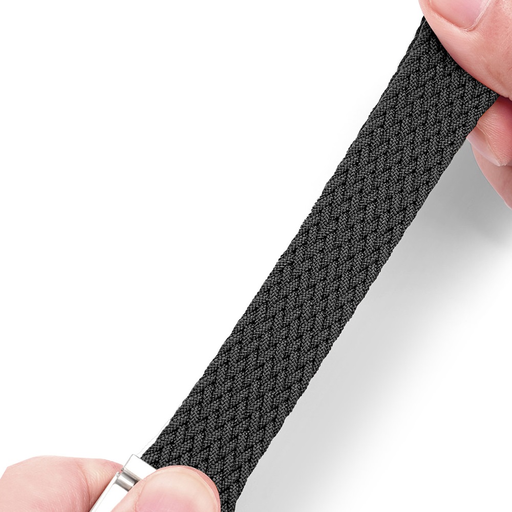 DUX DUCIS Strap Mixture II Version for Apple Watch 42/44/45mm, Braided Nylon Fabric Strap with Stainless Steel Clasp, Adjustable Fit