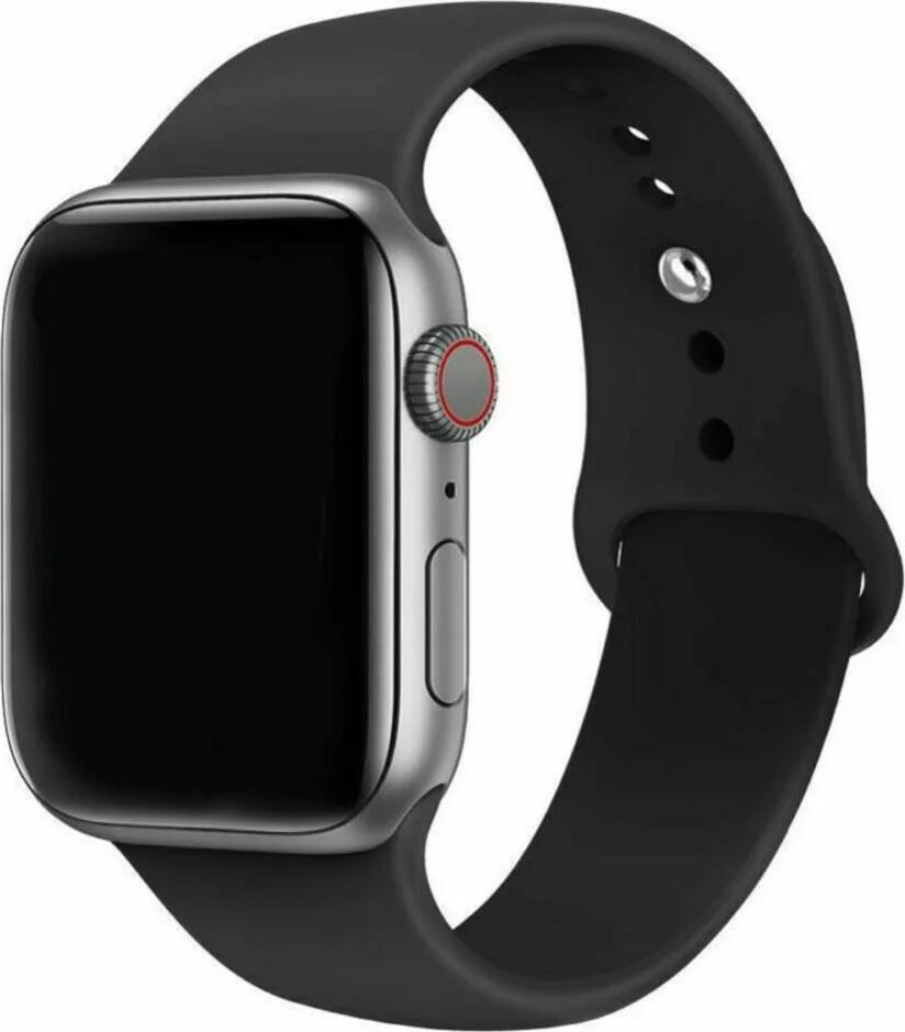 AccExpert Silicon Apple Watch Strap 38/40/41mm M/L Black