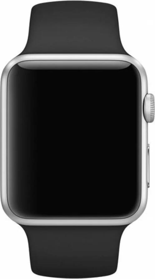 AccExpert Silicone Strap for Apple Watch, Compatible with 38mm 40mm 41mm Case Sizes, M/L Length, Pin-and-Tuck Closure