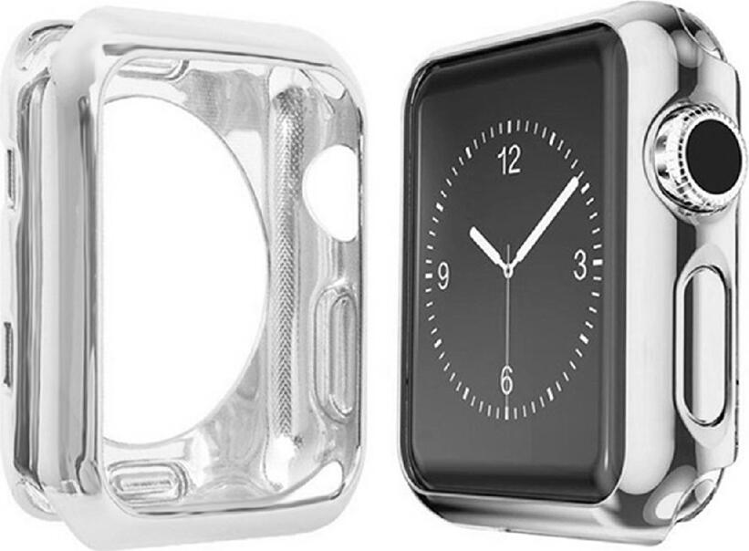 AccExpert Apple Watch Electroplated case TPU 42 mm Silver