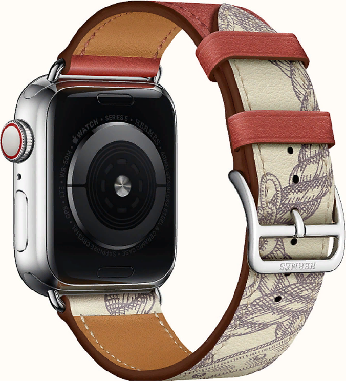 VPG Rhea Series Real Leather IWatch Strap 38/40/41mm Brique