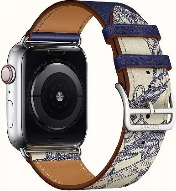 VPG Rhea Series Real Leather iWatch Strap 38/40/41mm Blue