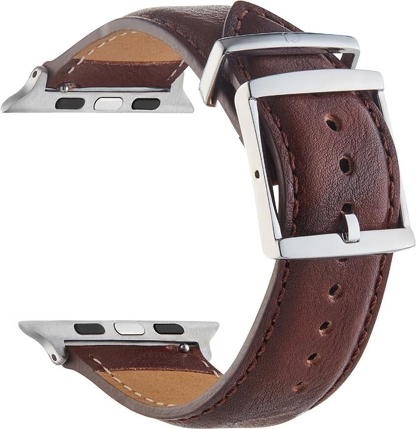 VPG Leader Series Real Leather iWatch Strap 42/44/45mm Brown