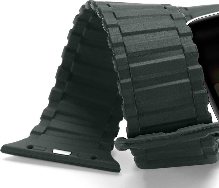 Dux Ducis Armor Series Apple Watch Strap for 42mm 44mm 45mm, High-Quality Silicone Sport Band, Perforated Breathable Design, Water and Sweat Resistant
