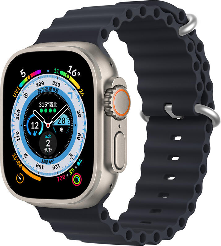 DUX DUCIS Strap Ocean Wave Version Apple Watch 42MM/44MM/45MM, Mid-Night Blue