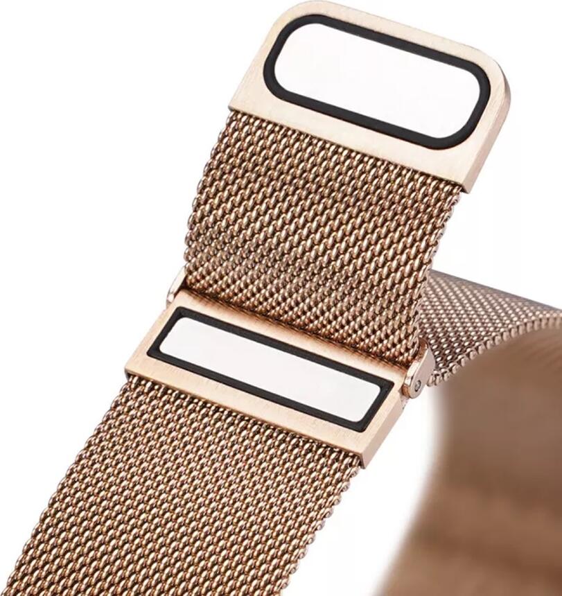 Bratara Dux Ducis Milanese Version pentru Apple Watch 38mm 40mm 41mm din Otel Inoxidabil cu Inchidere Magnetica Rezistenta la Zgarieturi