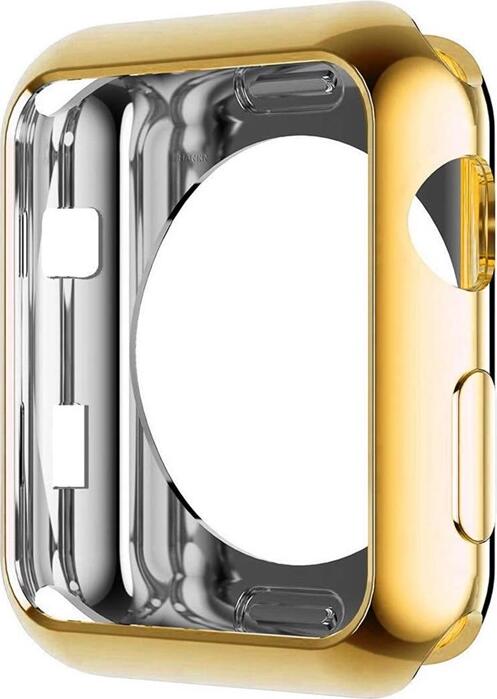 AccExpert Electroplated TPU Case for Apple Watch 38/40/41 mm, Slim Metallic Protective Cover, Scratch and Shock Resistant