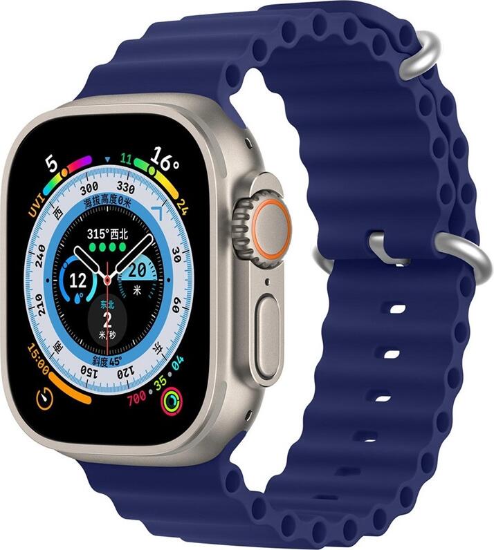 DUX DUCIS Strap Ocean Wave Version Apple Watch 38MM/40MM/41MM, Mid-Night Blue