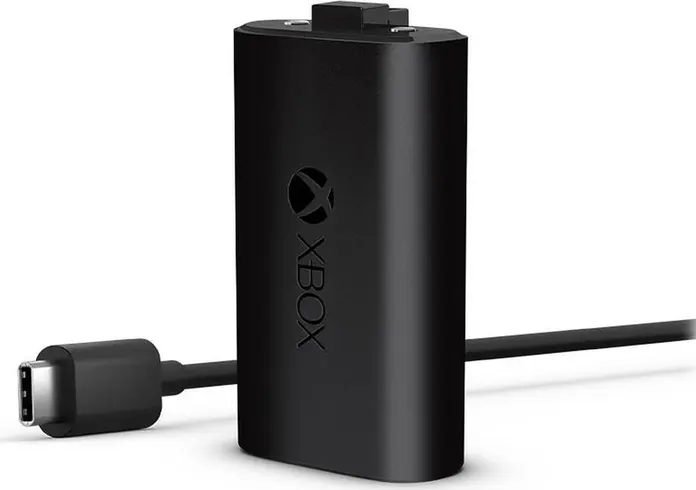 Microsoft Xbox Series X/S Play & Charge Kit, Rechargeable Lithium-ion Battery Pack with 2.7m USB Type-C Charging Cable, Black