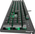 Genesis Thor 300 NKG-0947 Full-size Mechanical Gaming Keyboard, Outemu Blue Switches, Green LED Backlighting, Aluminium Casing, N-Key Rollover, USB