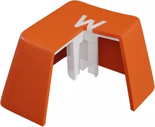 Genesis Lead 300 Double-Shot PBT Keycap Set for Mechanical Keyboards, Orange, LED Backlight Compatible, ANSI/ISO Layout, includes Keycap Puller