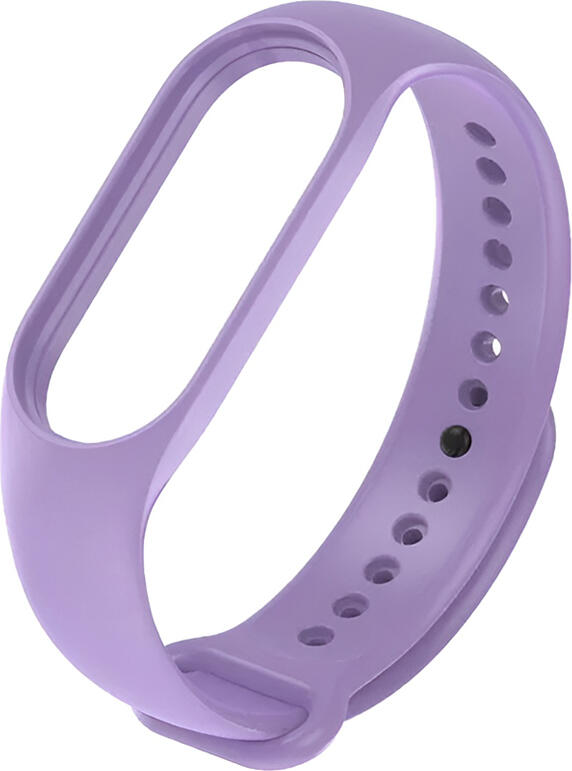 Helmet Silicone Strap Mi Band 7/6/5 Light Purple